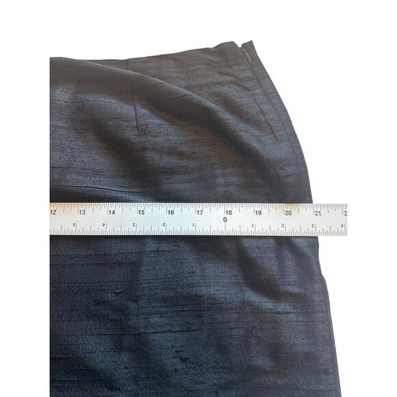 Gretchen Scott Designs Black Silk Confetti Fringe Pencil Skirt L Fall 2025 NWT - Picture 9 of 9